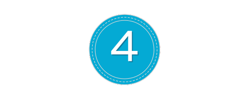 number 4 shown in a blue circle