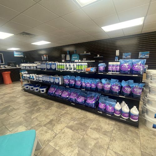 Pools and More Retail store interior photo #1